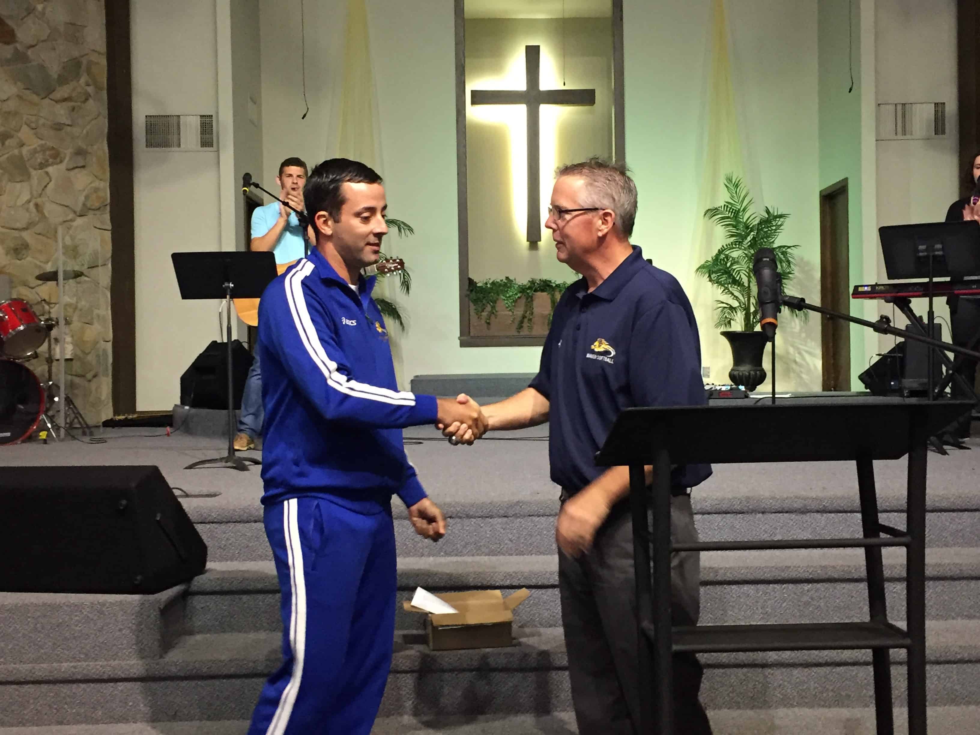 Men’s Tennis Honored at Chapel