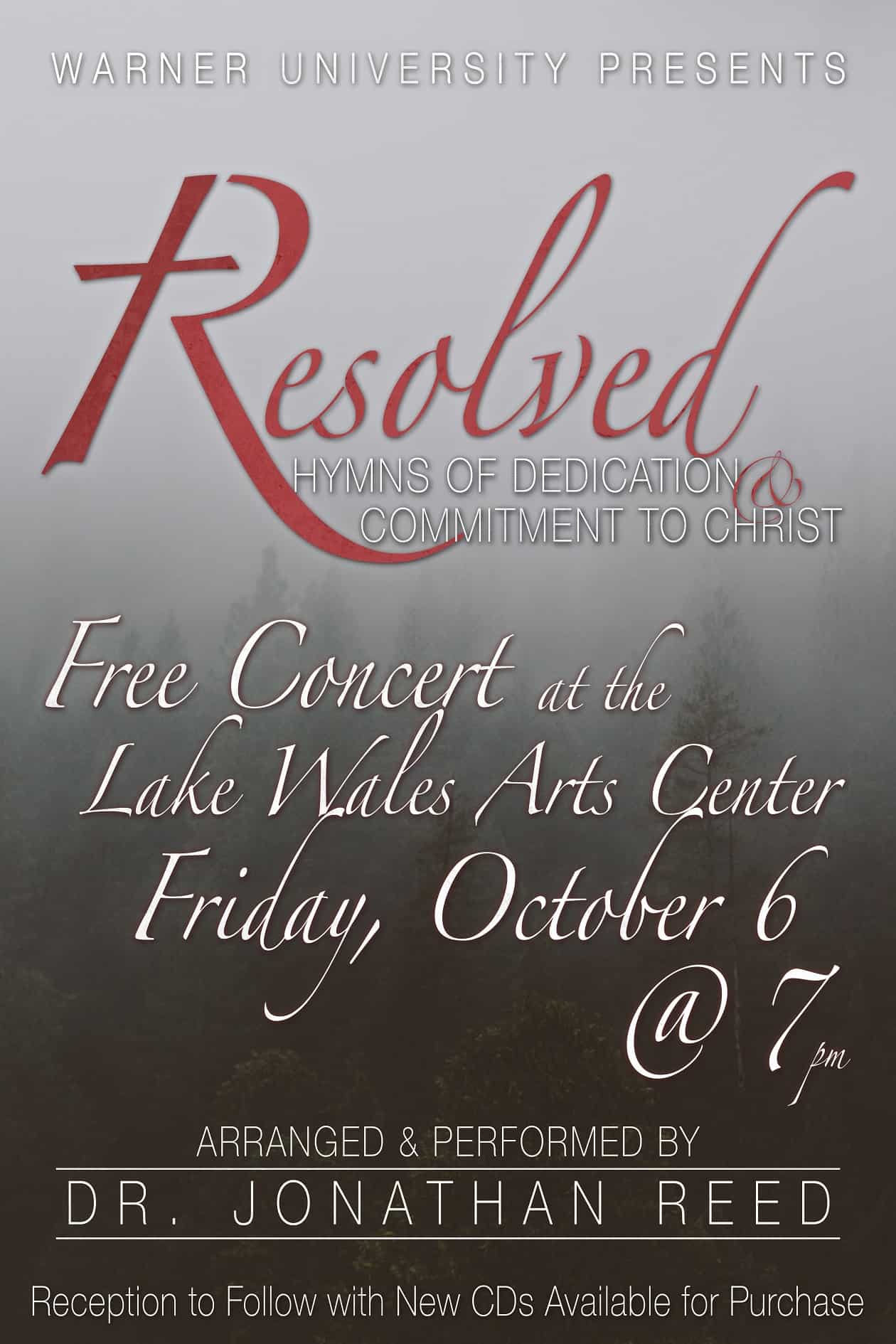 Dr. Reed’s Piano Concert – Oct. 6th