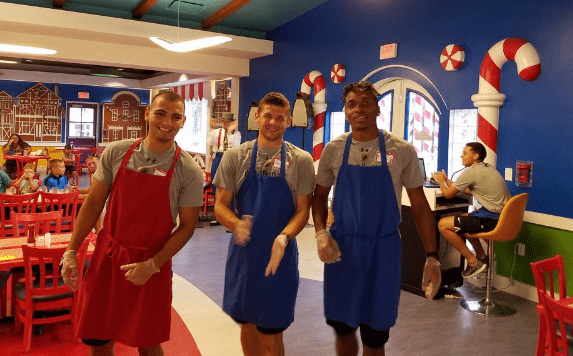 Warner Soccer Visits “Give Kids The World”