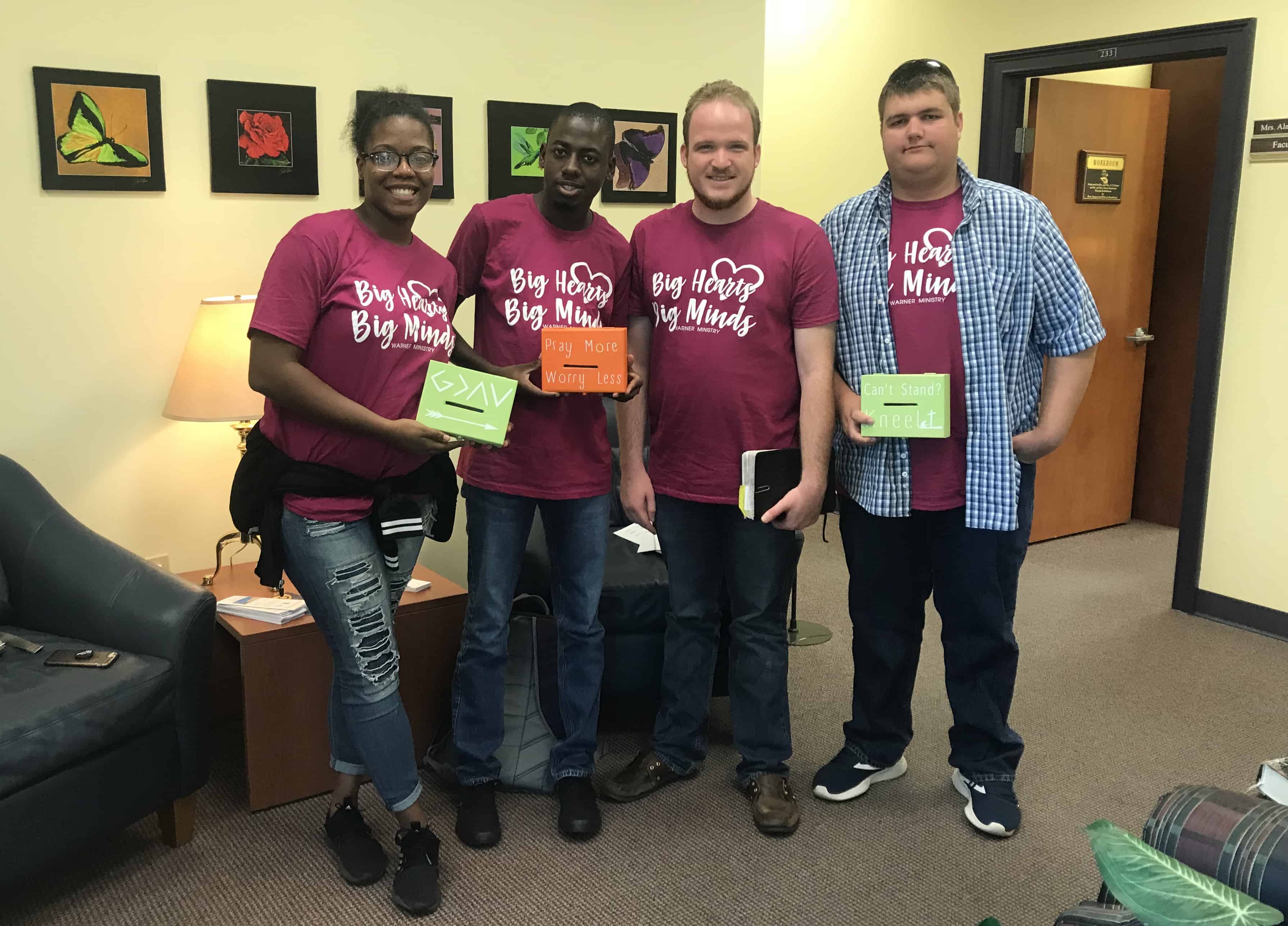 Prayer Boxes on Campus