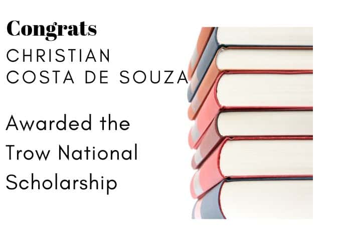 First WU Student to Receive Competitive Scholarship
