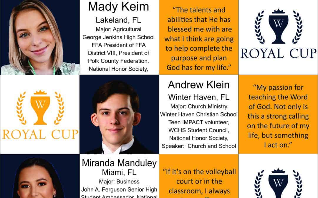 First Annual “Royal Cup” Winners Announced!