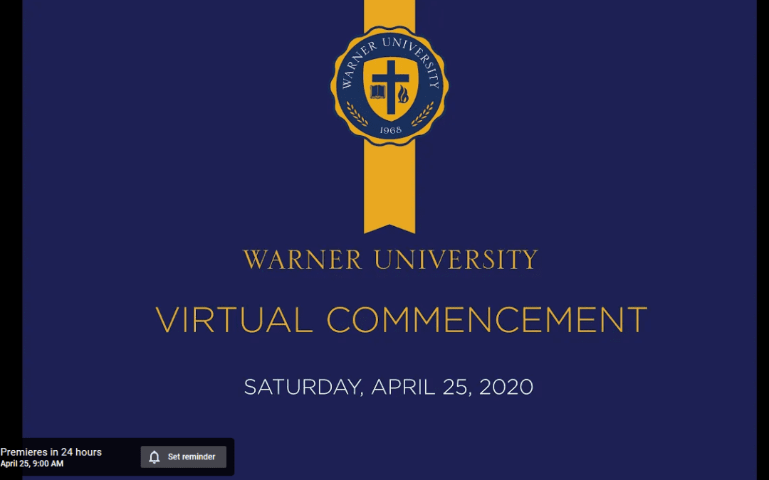 Warner’s 2020 Virtual Commencement Ceremony