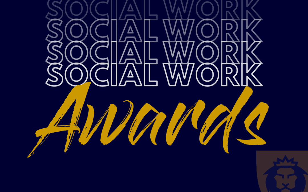 Social Work Awards for Warner Student and Professor