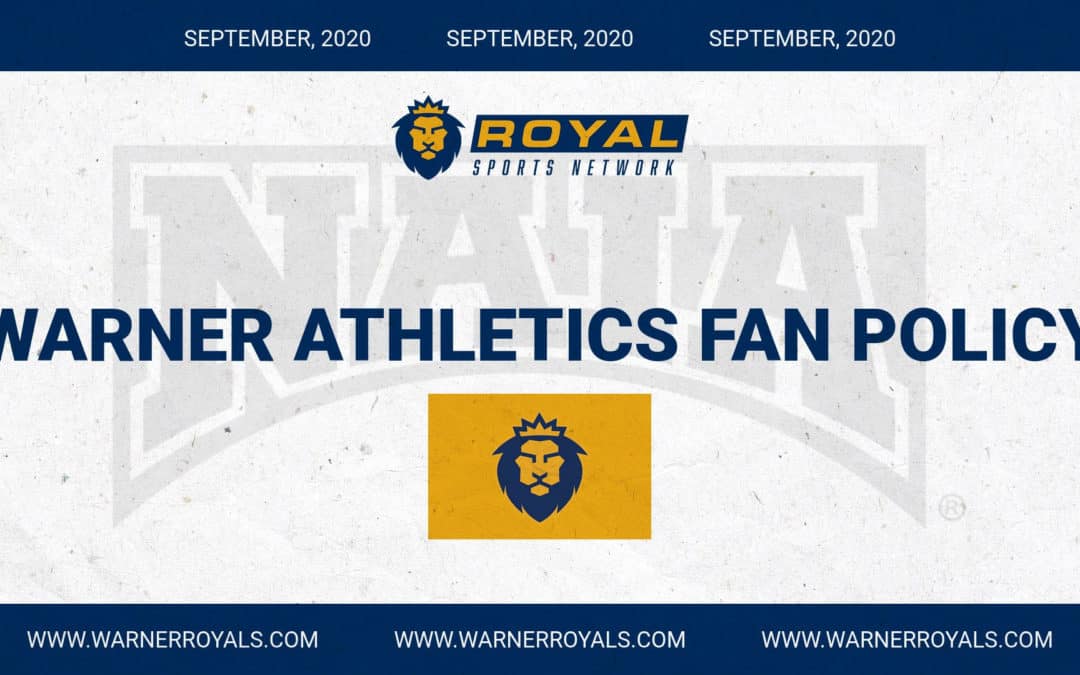 BREAKING – Warner University September Fan Policy